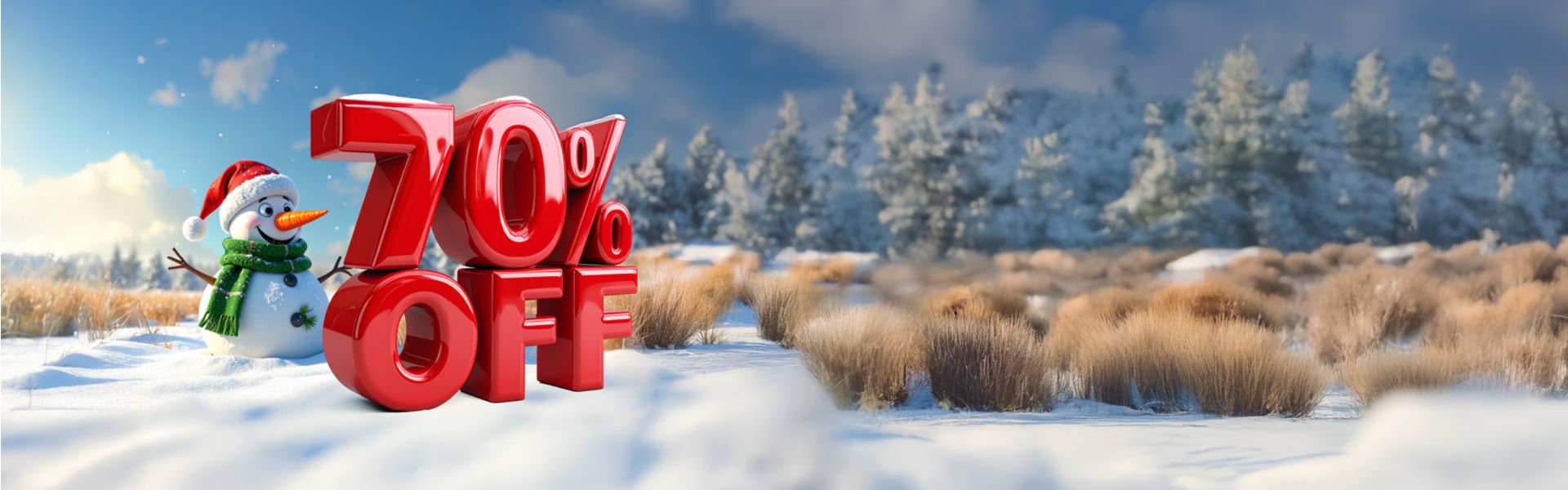 70% OFF Christmas Clearance