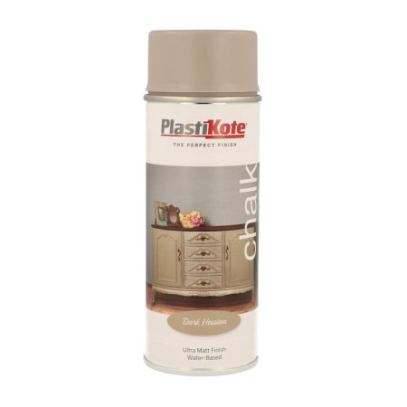 Plastikote Chalk Dark Hessian Spray Paint 400ml