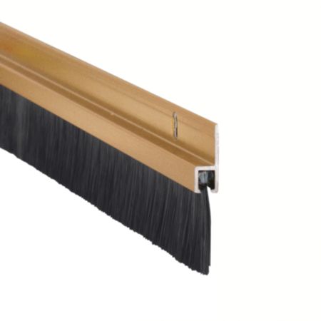 Stormguard™ Metal Door Brush Seal (838mm) - Gold