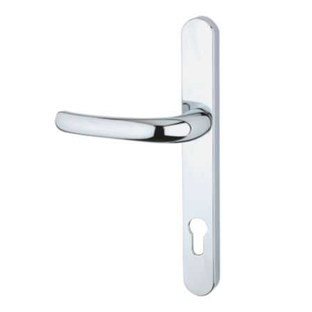 Yale Essentials Long Backplate Door Handle - Chrome