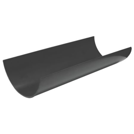 Floplast Half Round Anthracite Gutter - 4m (RG4)