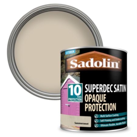 Sadolin Superdec Satin Paint Summersweet 1L