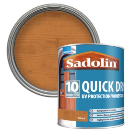 Sadolin 10 Year Quick Dry Woodstain Natural 1L