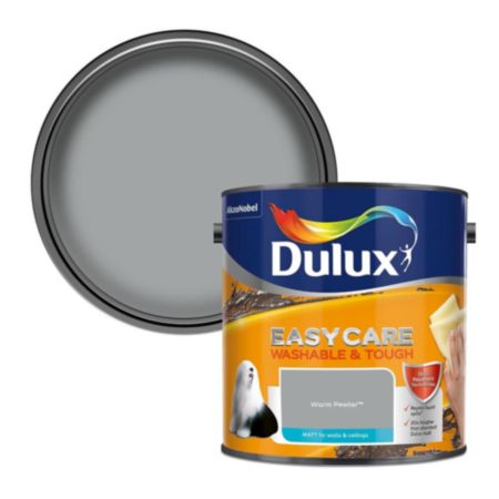 Dulux Easycare Washable & Tough Matt Paint Warm Pewter 2.5L