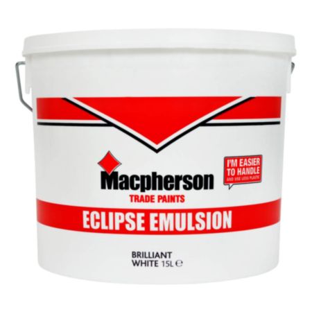 Macpherson Eclipse Emulsion Paint Brilliant White 15L