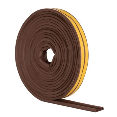 Stormguard™ Self-Adhesive Rubber Seal (10m) | 'P' Profile - Brown