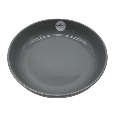 Cook & Dine Stoneware Pasta Bowl - Gloss Grey