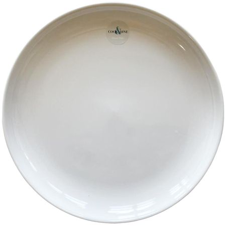 Cook & Dine Stoneware Dinner Plate - Gloss Grey & White
