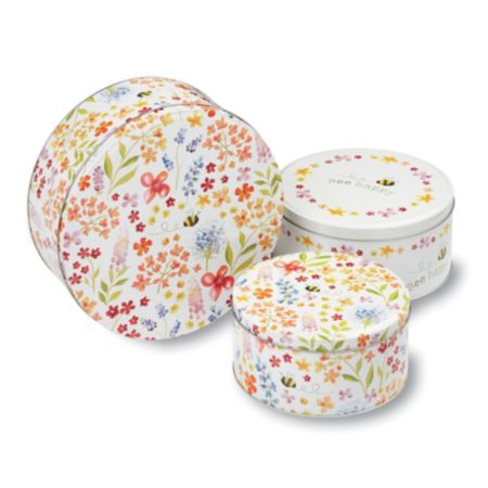 Cooksmart® Set of 3 Round Cake Tins - Bees