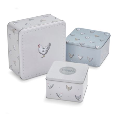 Cooksmart® Farmers Kitchen - Set of 3 Square Cake Tins