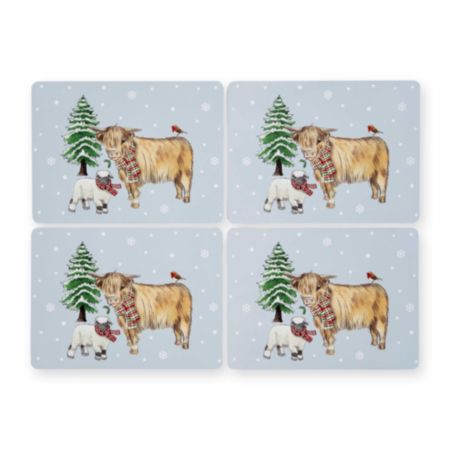 Cooksmart® Christmas on the Farm - Set of 4 Placemats
