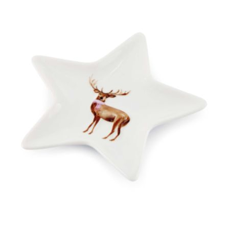 Cooksmart® Christmas Stag - Star Tea Bag Tidy
