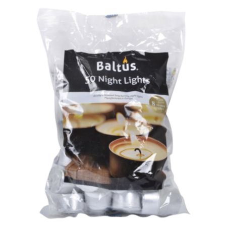 Baltus 8 Hour Night Tealights (50 Pack)