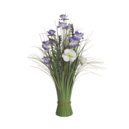 Floral Bundle Blue White Mix - 60cm