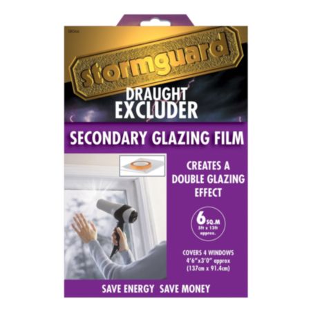 Stormguard™ Secondary Glazing Film - 6sqm (1524mm x 4015mm)