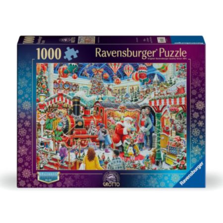Ravensburger Christmas No29: Santa's Steam Train Grotto Jigsaw Puzzle (1000 Pieces)