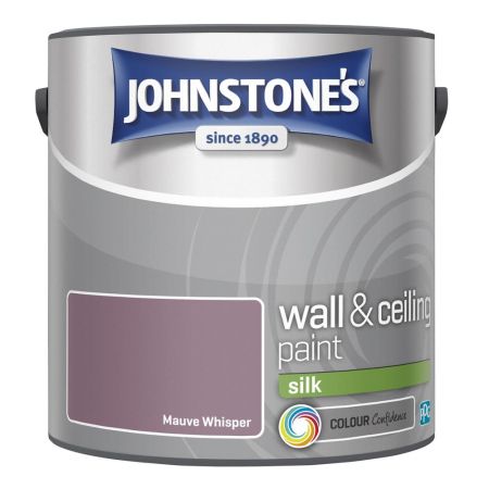 Johnstone's Wall & Ceiling Paint Silk Mauve Whisper 2.5L