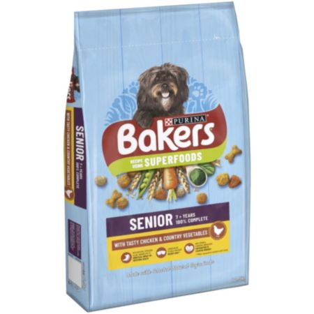 PURINA® BAKERS®  Senior Dry Dog Food - Chicken with Vegetables (12.5kg)