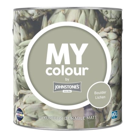 Johnstone's My Colour Durable Matt Paint Boulder Lichen 2.5L