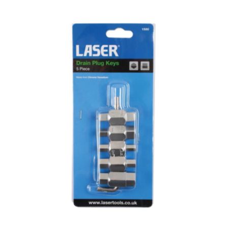Laser Drain Plug Key Set 5 Piece