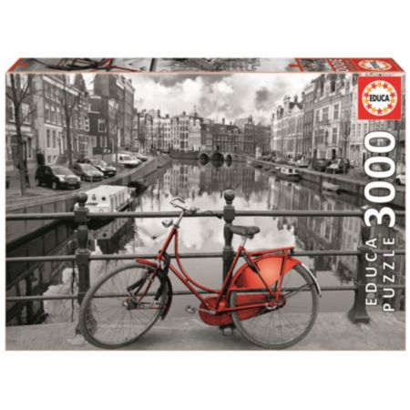 Amsterdam - Black & White Puzzle (3000 Pieces)