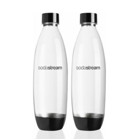 SodaStream® | Black Fuse Bottle Twin Pack - 1L