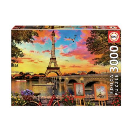 Sunset in Paris Puzzle (3000 Pieces)