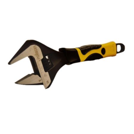 Rolson 200mm Wide Jaw Slimline Adjustable Wrench
