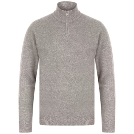 Kensington Eastside Elden Mens Zip Neck Jumper - Assorted