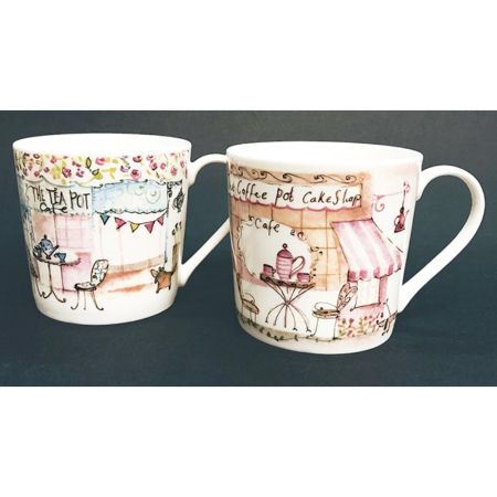 Dorset Street Cafes Bone China Mug