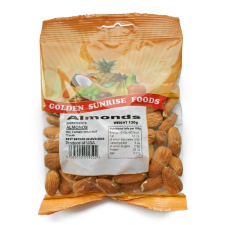 Golden Sunrise Almonds (130g)
