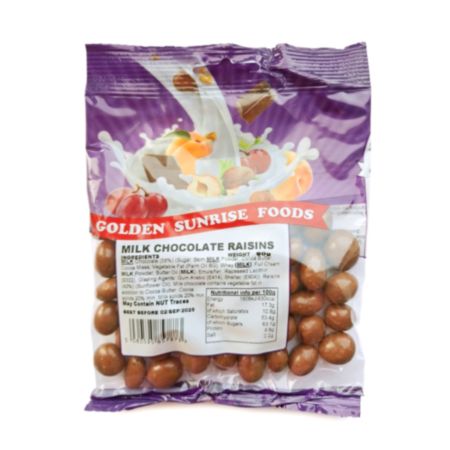 Golden Sunrise Chocolate Raisins (90g)
