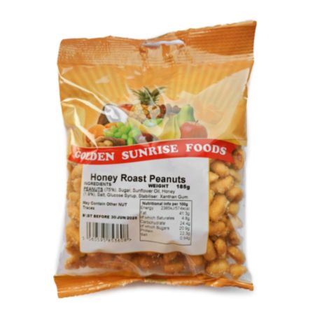 Golden Sunrise Honey Roast Peanuts (185g)