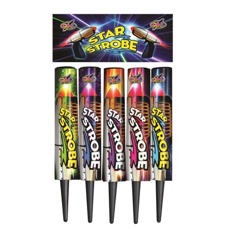 Cosmic Star Strobe Firework - 5 Piece