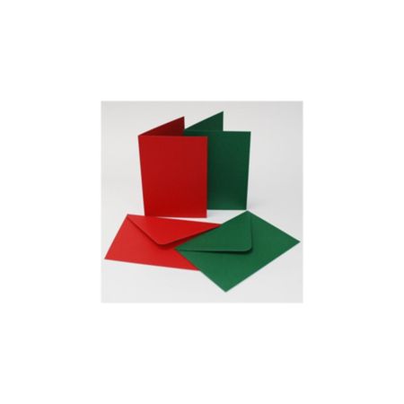 Craft UK C6 Christmas Card & Envelope - Pack of 40