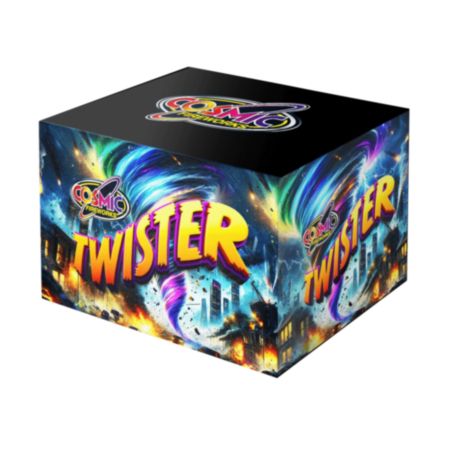 Cosmic Twister Firework - 70 Shot Cake