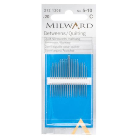 Milward Betweens Hand Sewing Quilting Needles - No. 5-10 (20 Pieces)
