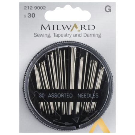 Milward Sewing, Tapestry & Darning Needles (30 Pieces)