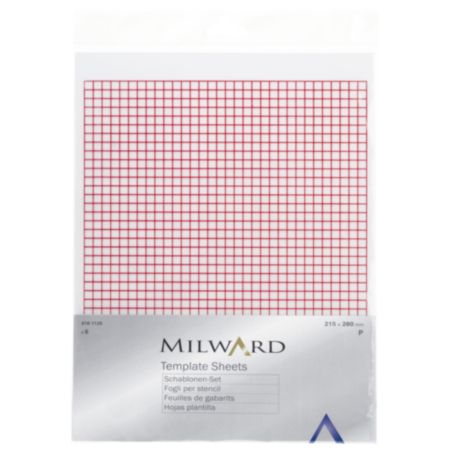 Milward Template Sheets (6 Sheets) - 21.5 x 28cm