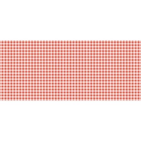 Lambroflax 54" Fabric - Small Gingham Red