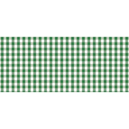 Lambroflax 54" Fabric - Large Gingham Green