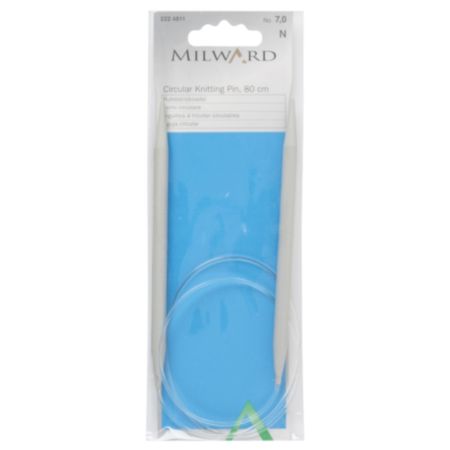 Milward Circular Fixed Knitting Pins - 80cm x 7.00mm