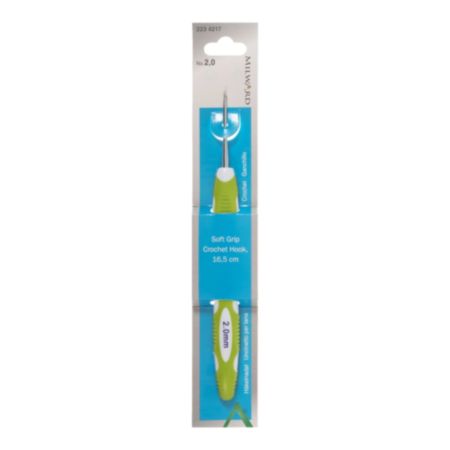 Milward Soft Grip Crochet Hook - 16.5cm x 2.00mm