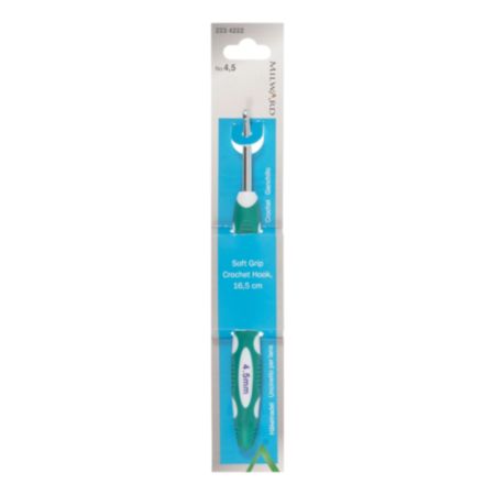 Milward Soft Grip Crochet Hook - 16.5cm x 4.50mm