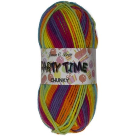 James C Brett | Party Time Chunky Yarn - Fiesta (100g)