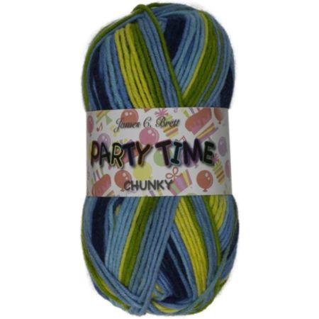 James C Brett | Party Time Chunky Yarn - Riverside (100g)