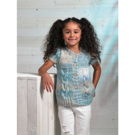 James C Brett | JB699 Childrens Jacket Marble Chunky Pattern