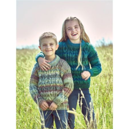 James C Brett | JB801 Childrens Jumpers Marble Chunky Pattern