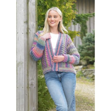 James C Brett | JB840 Ladies Cardigans Marble Chunky Pattern