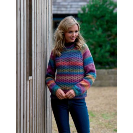 James C Brett | JB553 Ladies Jumper Marble Chunky Pattern